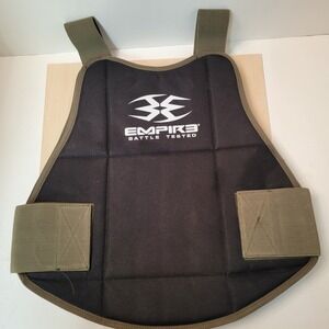 Empire Battle Tested Paintball Chest Protector‎ Vest Camo Black OSFM